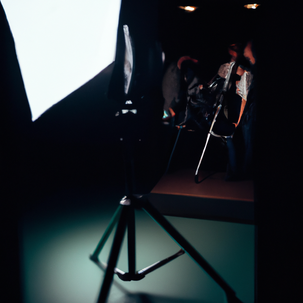 Backstage: prise de vue connectée, laptop et trépied